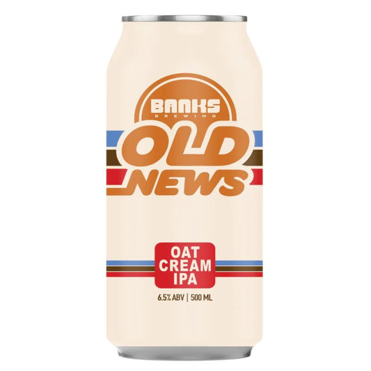 Banks Brewing Old News Oat Cream IPA 500ml