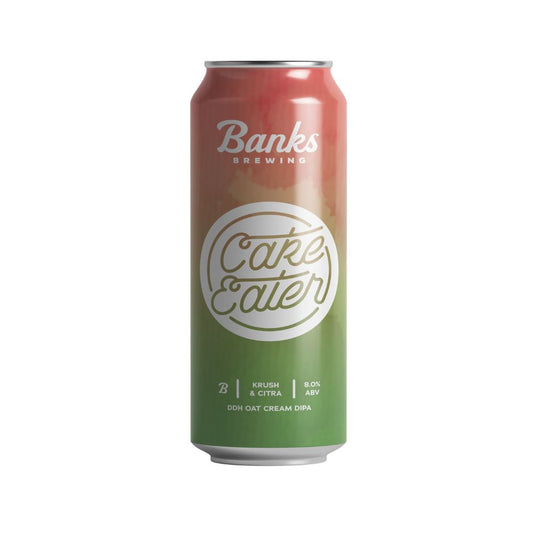 Banks Brewing Cake Eater Krush & Citra DDH Oat Cream DIPA 500ml