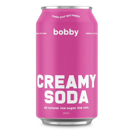 Bobby Creamy Soda Prebiotic Soft Drink 330ml