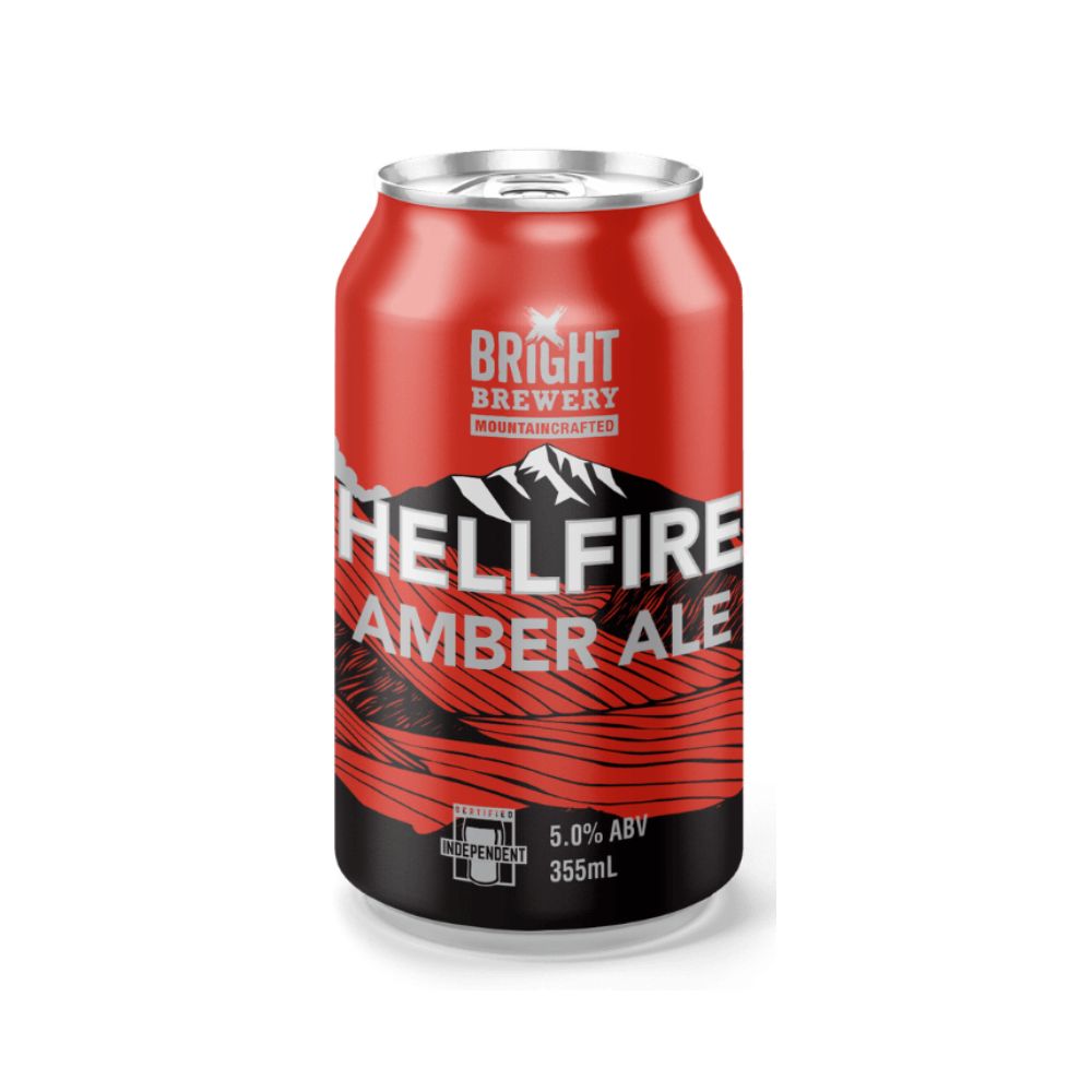 Bright Brewery Hellfire Amber Ale 355ml