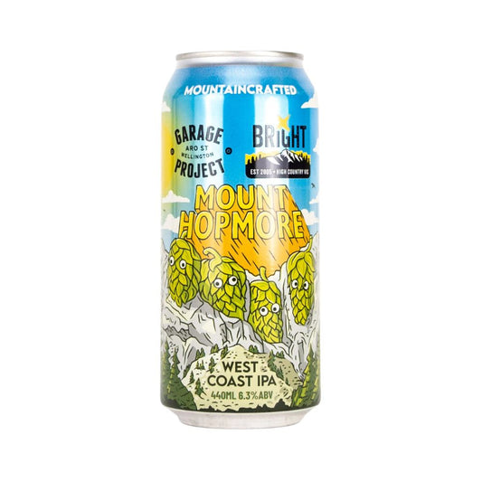 Bright Brewery x Garage Project Mount Hopmore West Coast IPA 440ml