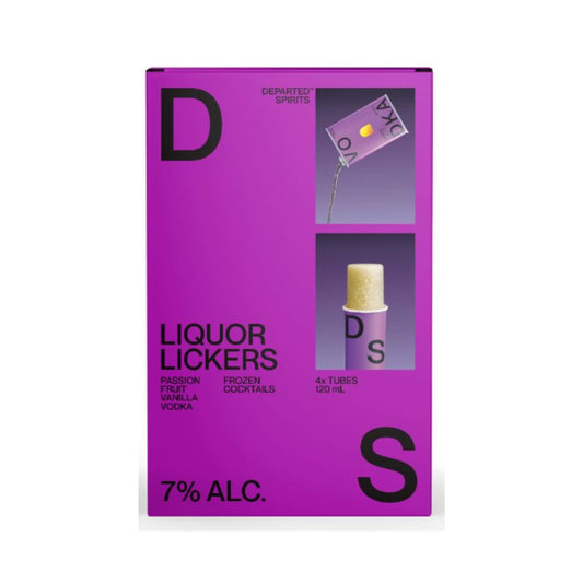 Departed Spirits Liquor Lickers Passionfruit Vanilla 4 Pack