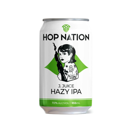 Hop Nation J Juice Hazy IPA 355ml