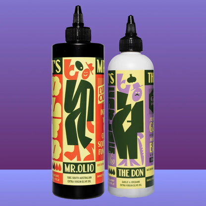 It's Olio - Olive Oil & Garlic Oil Twin Pack