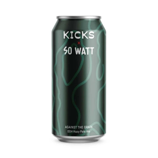 Kicks Brewing x So Watt Against the Grain DDH Hazy Pale 440ml