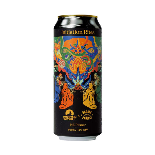Mountain Culture x Garage Project Initiation Rites NZ Pilsner 500ml
