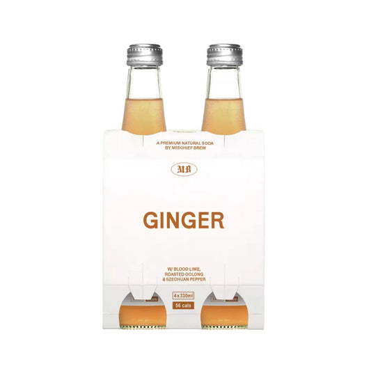 Mischief Brew Ginger Low Cal Soda 330ml