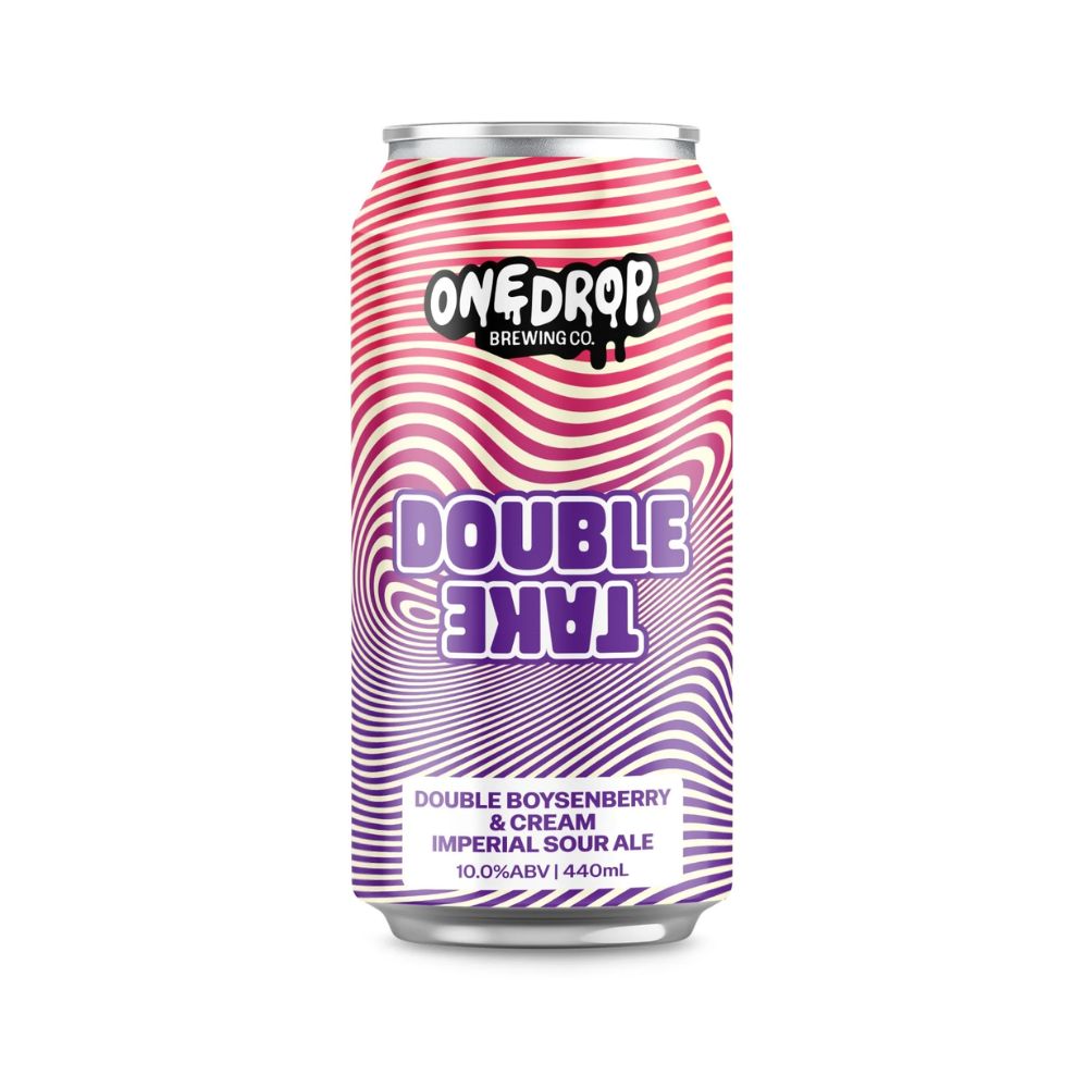 One Drop Double Take Double Boysenberry & Cream Imperial Sour 440ml