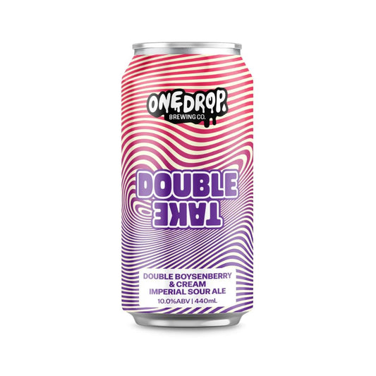 One Drop Double Take Double Boysenberry & Cream Imperial Sour 440ml