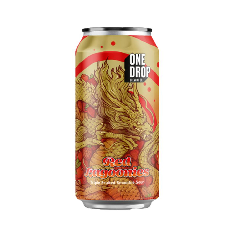 One Drop Brewing Red Lagoonies Fruited Smoothie Sour 440ml – Harold's ...