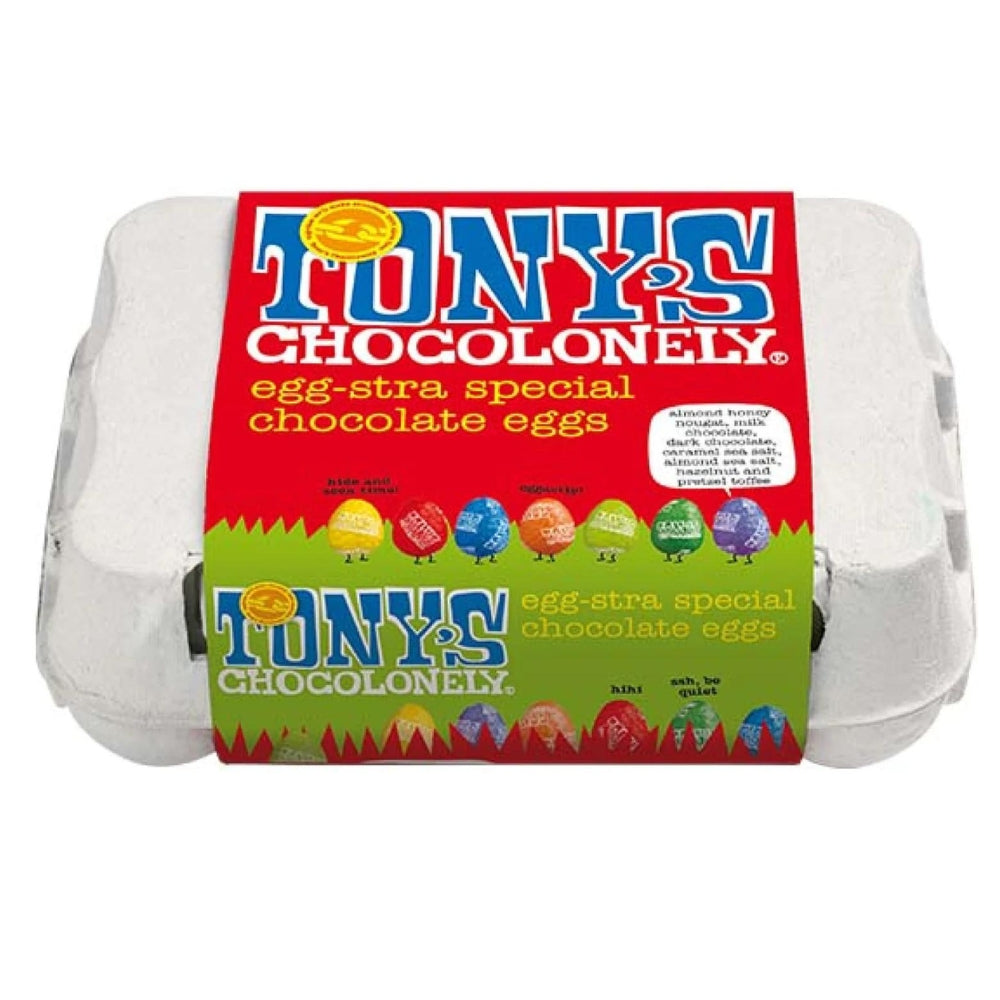 Tony's Egg-stra Special Chocolate Easter Egg Carton 150g