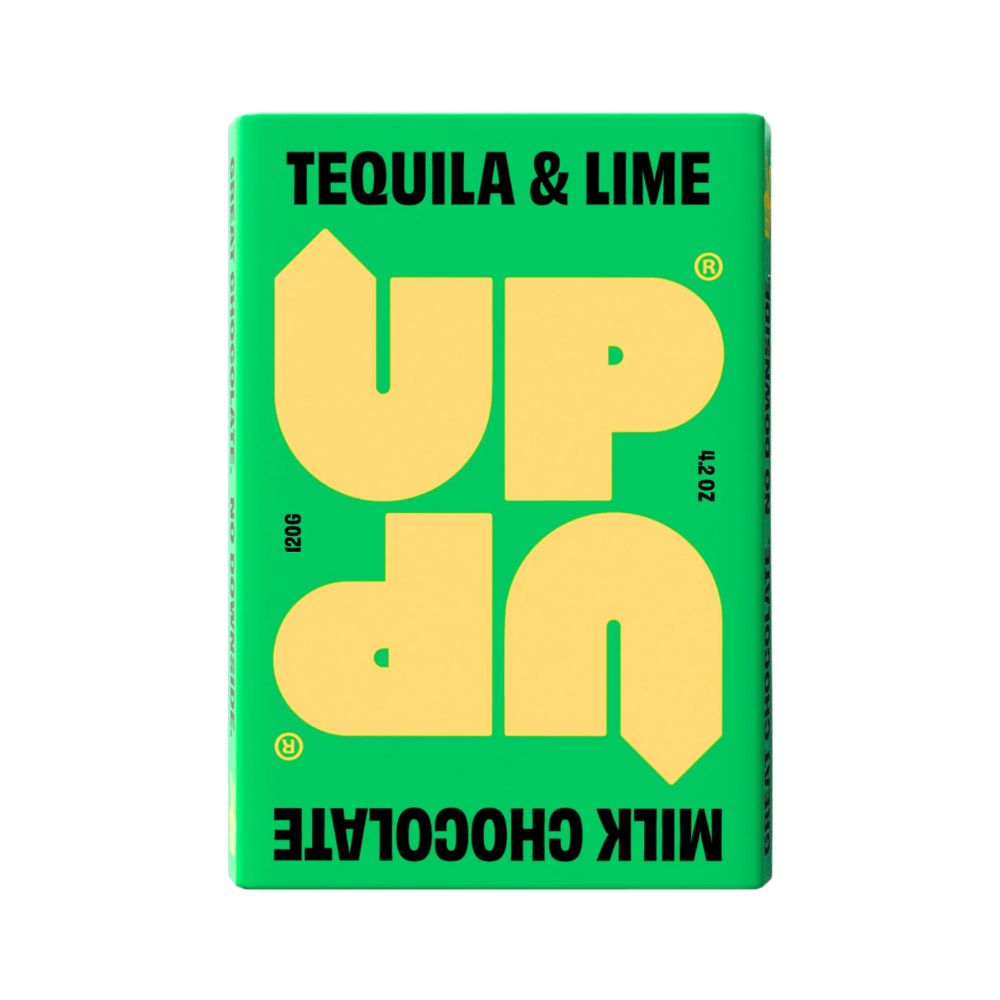 UPUP Tequila & Lime Milk Chocolate Bar 120g