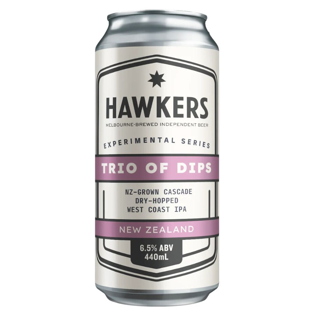 Hawkers Trio of Dips NZ WC IPA 440ml