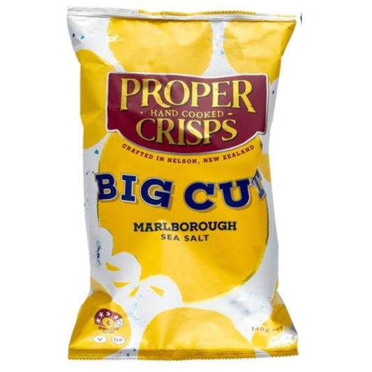 Proper Crisps Big Cut Marlborough Sea Salt 140g
