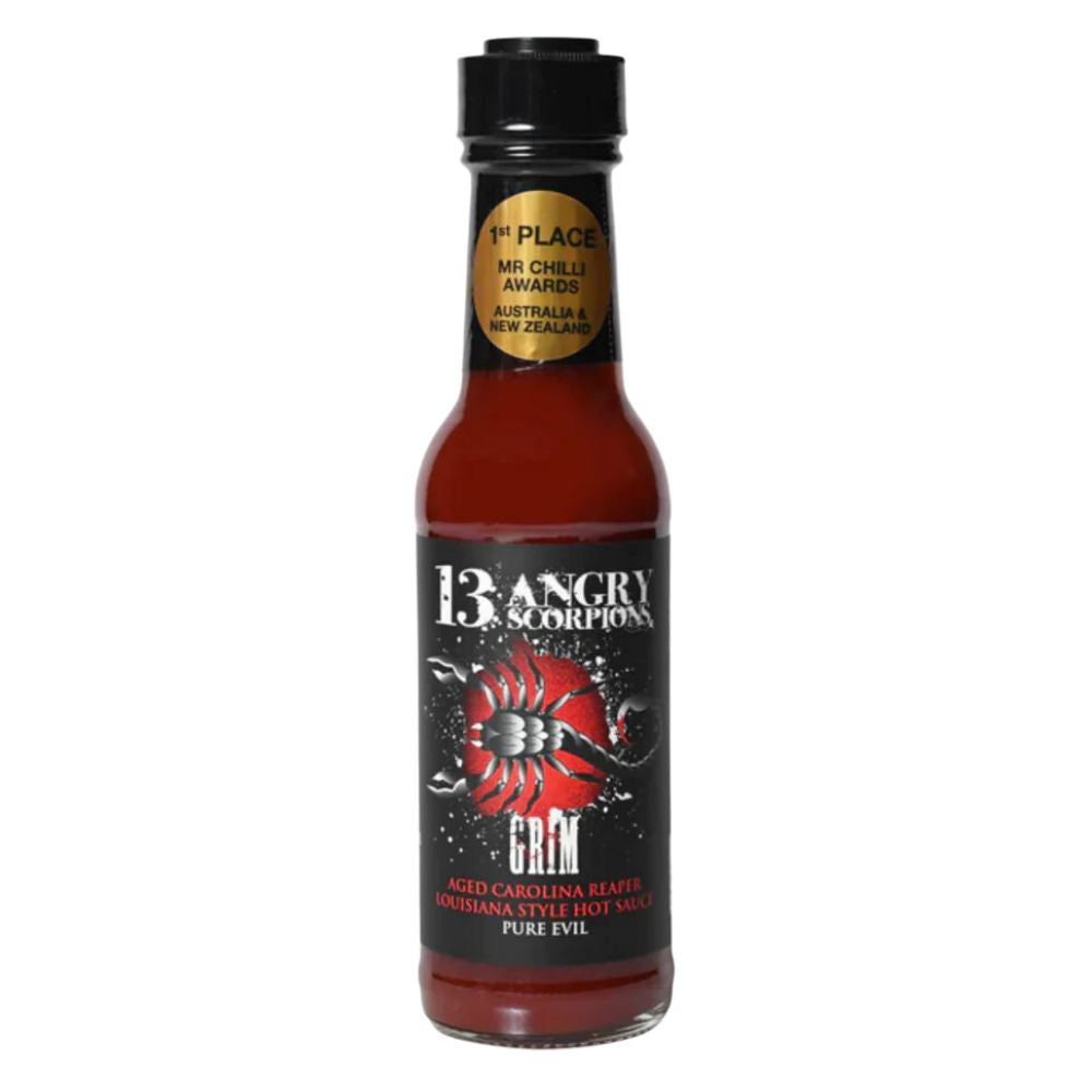 13 Angry Scorpions Grim Hot Sauce 150ml