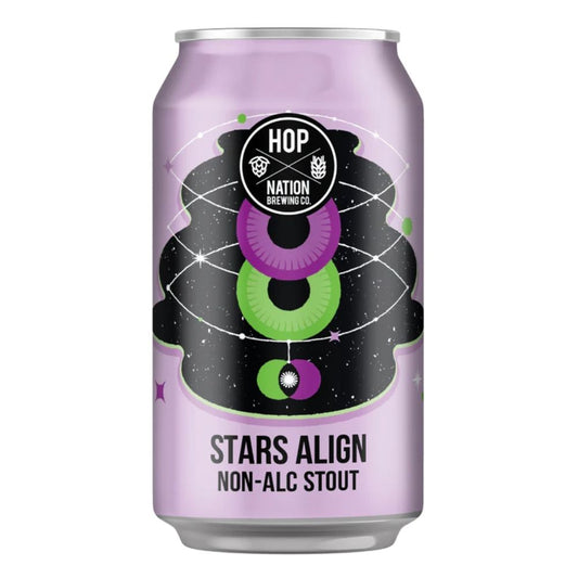 Hop Nation Stars Align Non-Alc Stout 375ml