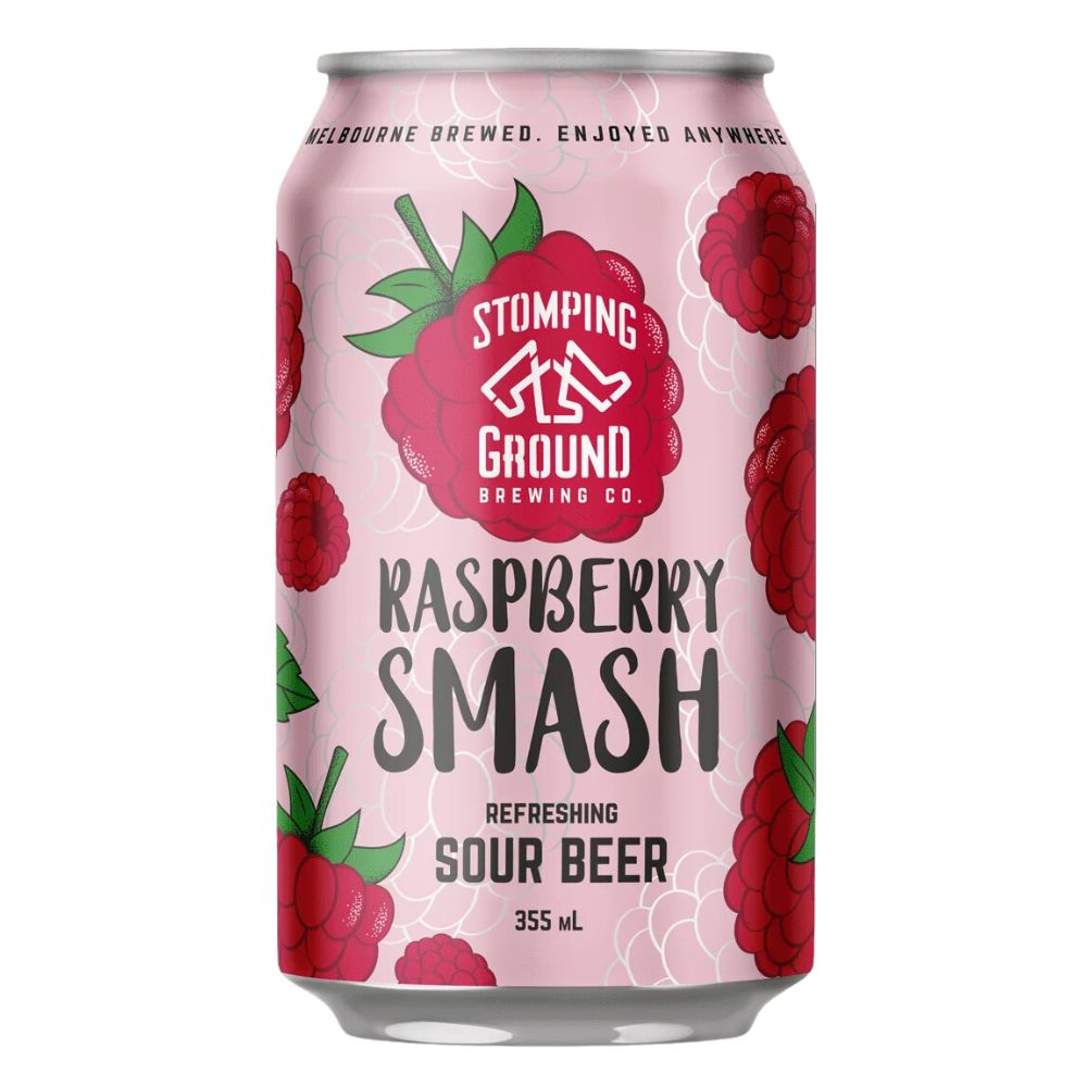 Stomping Ground Raspberry Smash Sour Beer 355ml