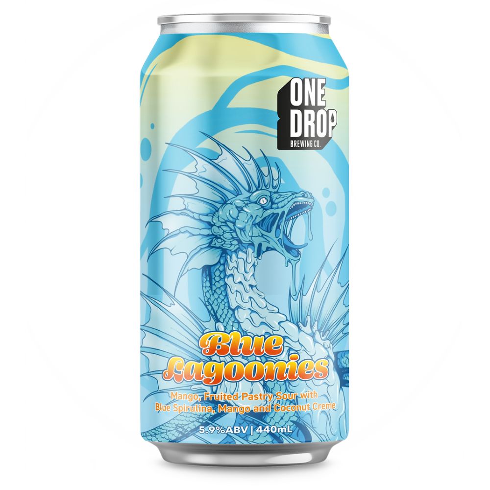 One Drop Brewing Blue Lagoonies Fruited Pastry Sour 440ml
