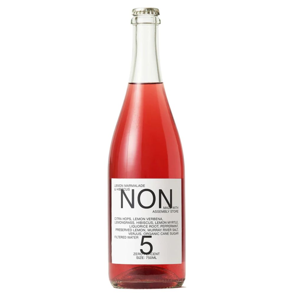 NON 5 Lemon Marmalade & Hibiscus Wine Alternative 750ml