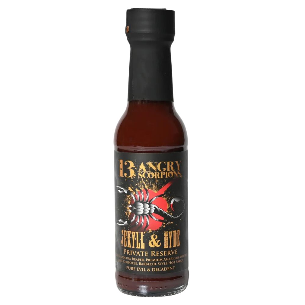 13 Angry Scorpions Jekyll & Hyde Private Reserve Hot Sauce 150ml