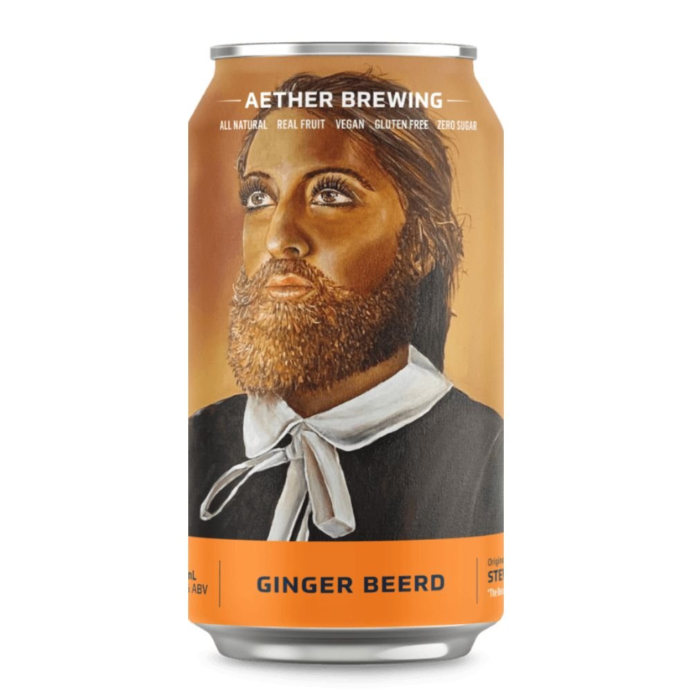 Aether Brewing Ginger Beerd Hard Ginger Beer 375ml - Harold's Food and Liquor