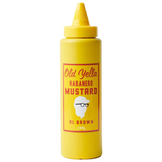 Al Brown Old Yella Habanero Mustard 250g - Harold's Food and Liquor