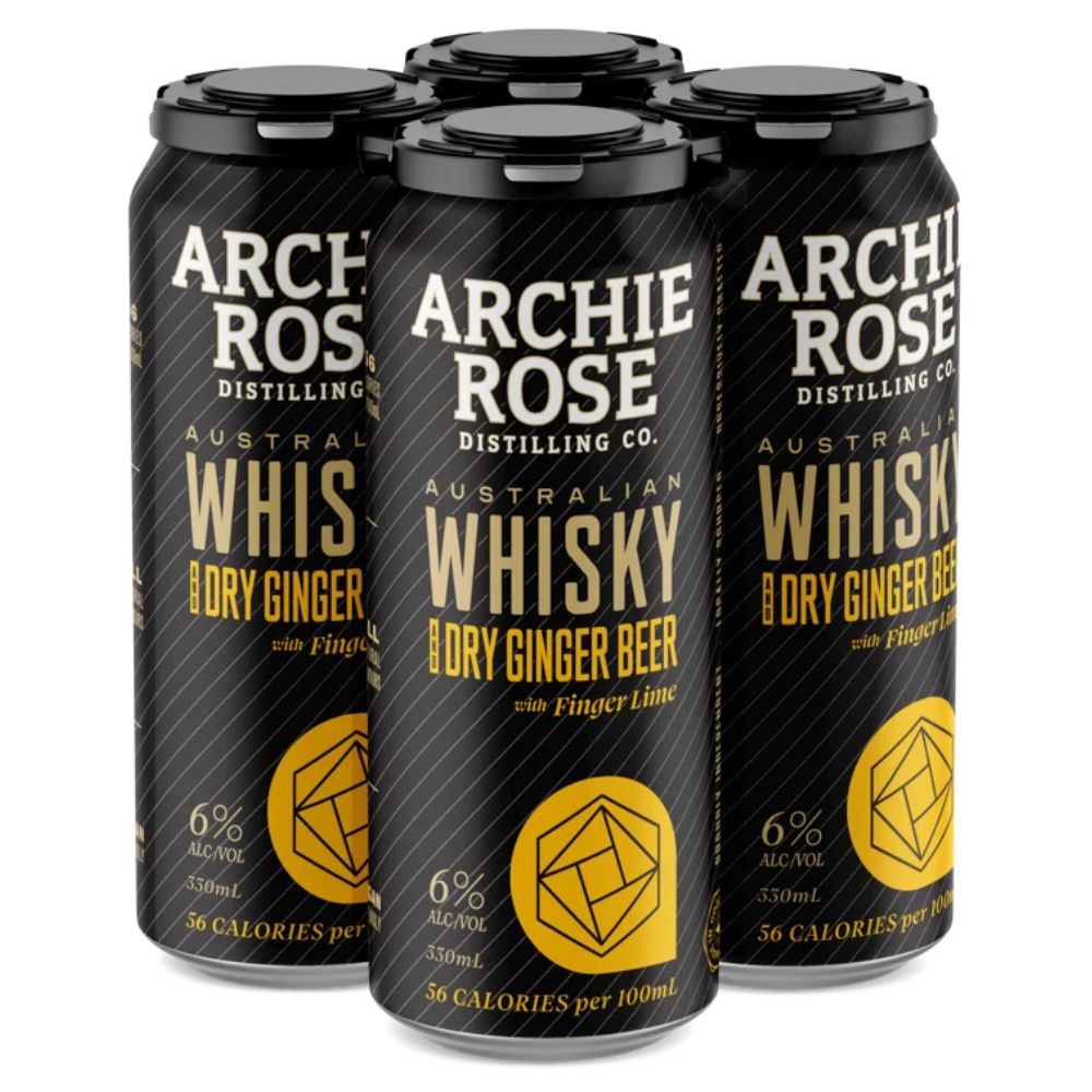 Archie Rose Australian Whisky & Dry Ginger Beer 330ml - Harold's Food and Liquor