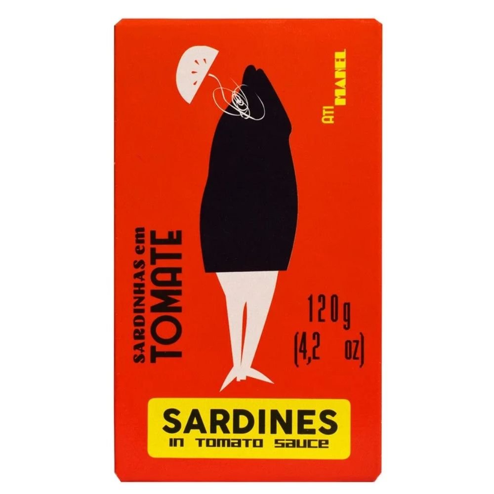 Ati Manel Sardines in Tomato Sauce 120g - Harold's Food and Liquor