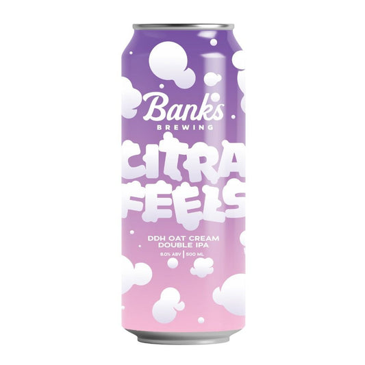 Banks Brewing Citra Feels DDH Oat Cream DIPA 500ml - Harold's Food and Liquor