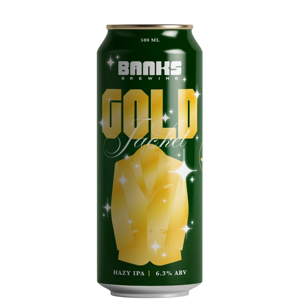 Banks Brewing Gold Jacket Hazy IPA 500ml - Harold's Food and Liquor