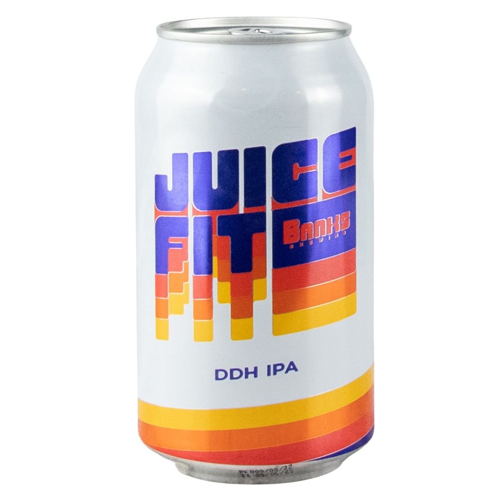 Banks Brewing Juice Fit DDH Hazy IPA 355ml - Harold's Food and Liquor