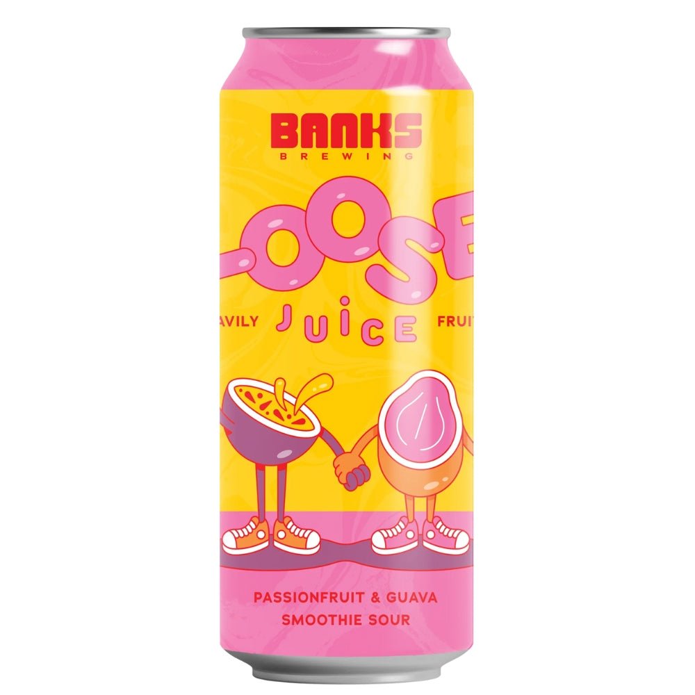 Banks Brewing Loose Juice Passionfruit & Guava Smoothie Sour 500ml - Harold's Food and Liquor