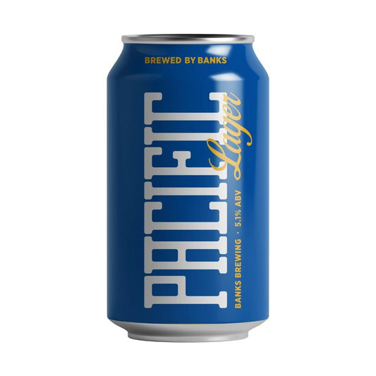 Banks Brewing Pacific Lager 355ml - Harold's Food and Liquor
