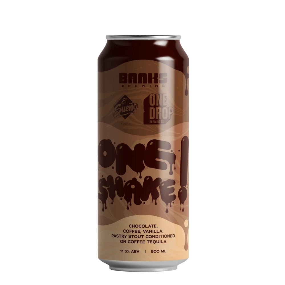 Banks Brewing x One Drop One Shake! Imperial Pastry Stout 500ml - Harold's Food and Liquor