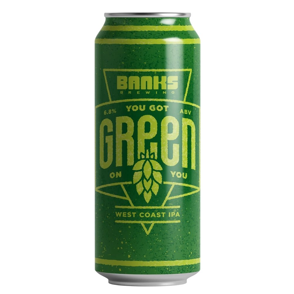 Banks Brewing You Got Green On You West Coast IPA 500ml - Harold's Food and Liquor