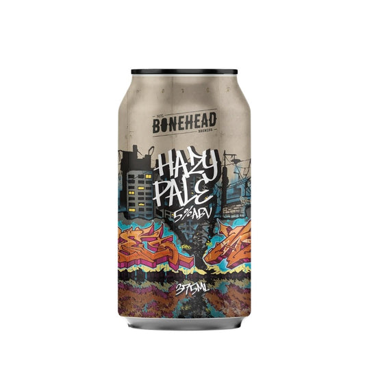 Bonehead Brewing Street Series Hazy Pale 375ml - Harold's Food and Liquor