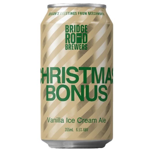 Bridge Road Christmas Bonus Vanilla Ice Cream Ale 355ml - Harold's Food and Liquor