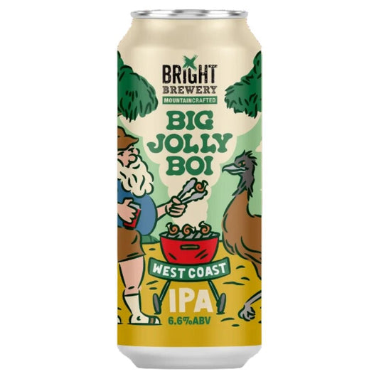 Bright Brewery Big Jolly Boi West Coast Pilsner 440ml - Harold's Food and Liquor