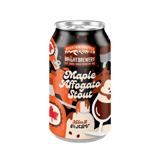 Bright Brewery Maple Affogato Stout 355ml - Harold's Food and Liquor