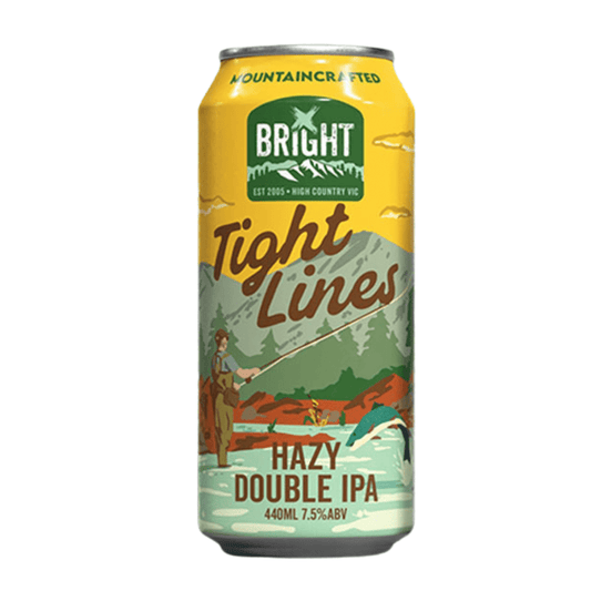 Bright Brewery Tight Lines Hazy Double IPA 440ml - Harold's Food and Liquor