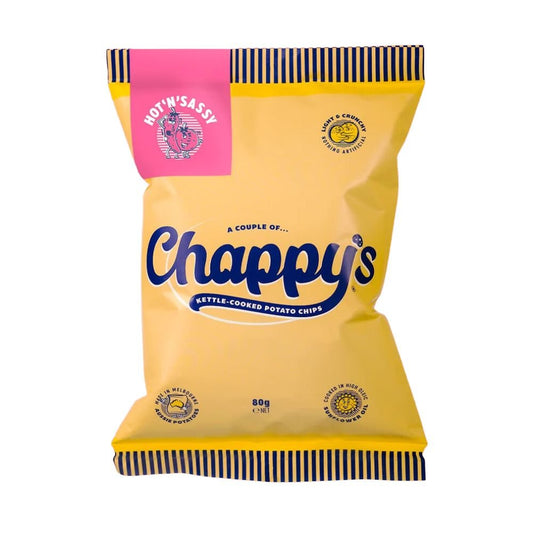 Chappy's Hot N' Sassy Chips 80g - Harold's Food and Liquor