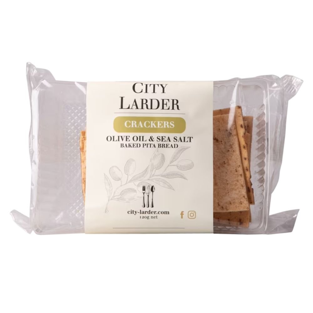 City Larder Olive Oil & Sea Salt Pita Bread 120g - Harold's Food and Liquor