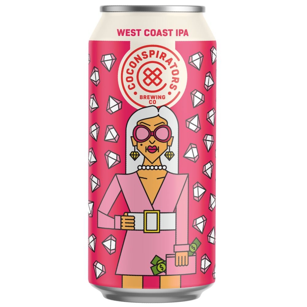 Co - Conspirators Brewing The West Coast Matriarch WC IPA 440ml - Harold's Food and Liquor