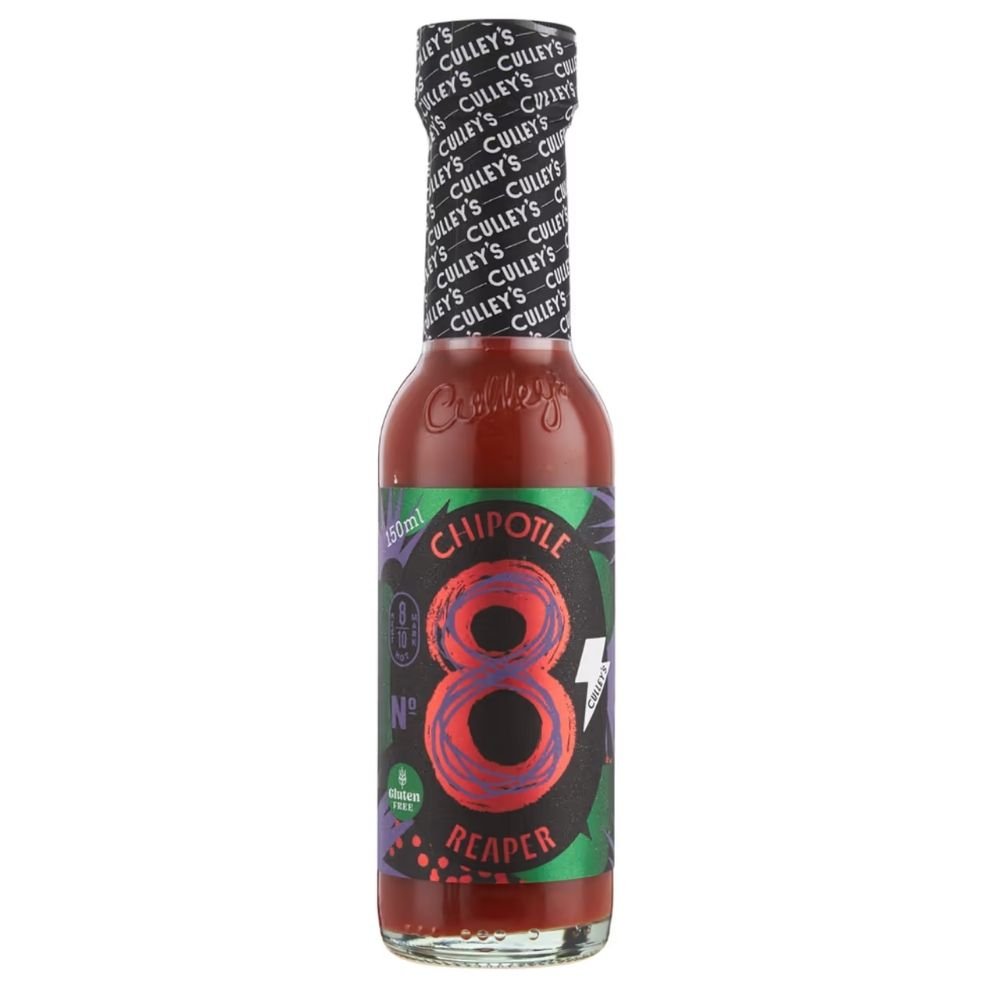 Culley's No 8 Chipotle Reaper Hot Sauce 150ml - Harold's Food and Liquor