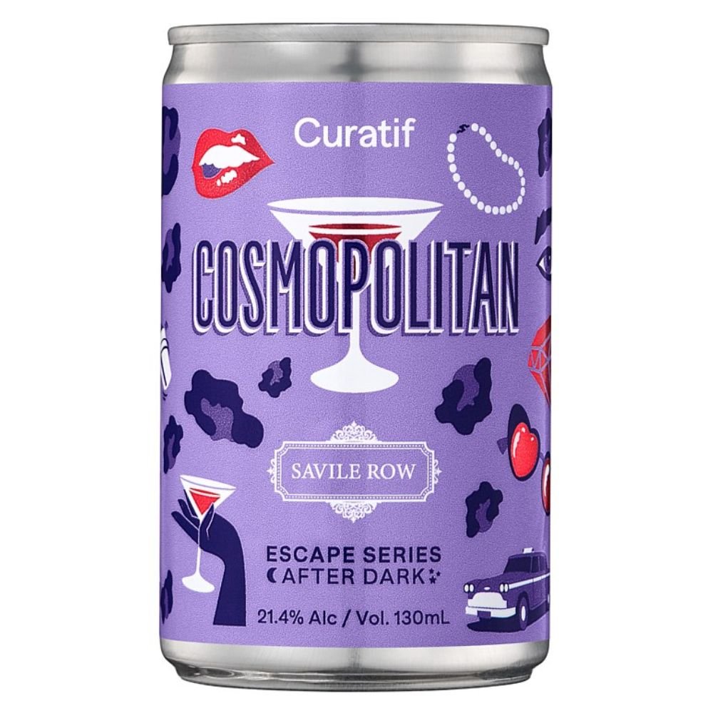 Curatif Cocktails Saville Row Cosmopolitan 130ml - Harold's Food and Liquor