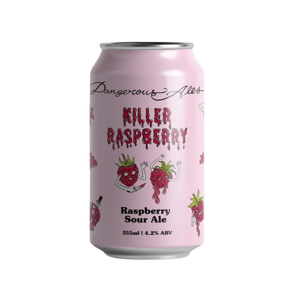 Dangerous Ales Killer Raspberry Sour 355ml - Harold's Food and Liquor