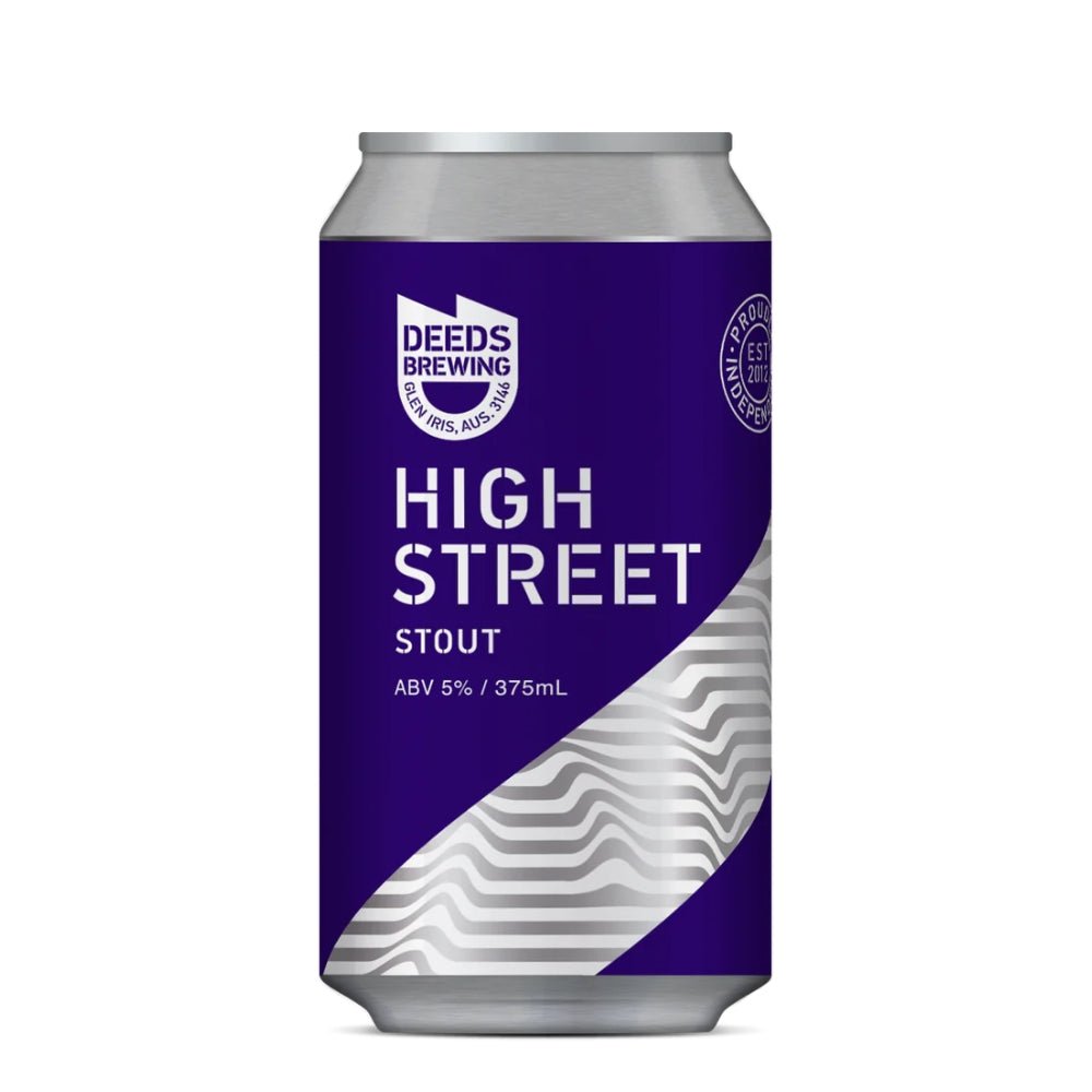 Deeds Brewing High Street Stout 375ml - Harold's Food and Liquor