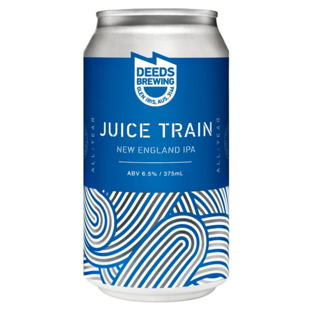 Deeds Brewing Juice Train Hazy IPA 375ml - Harold's Food and Liquor