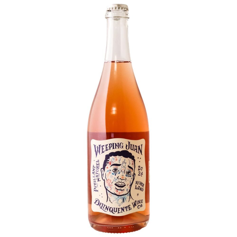 Delinquente Weeping Juan Pink Pet Nat 2024 750ml - Harold's Food and Liquor