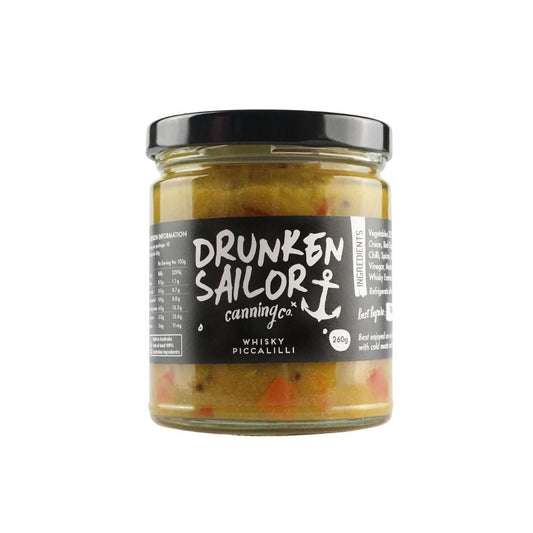 Drunken Sailor Whisky Piccalilli 260g - Harold's Food and Liquor